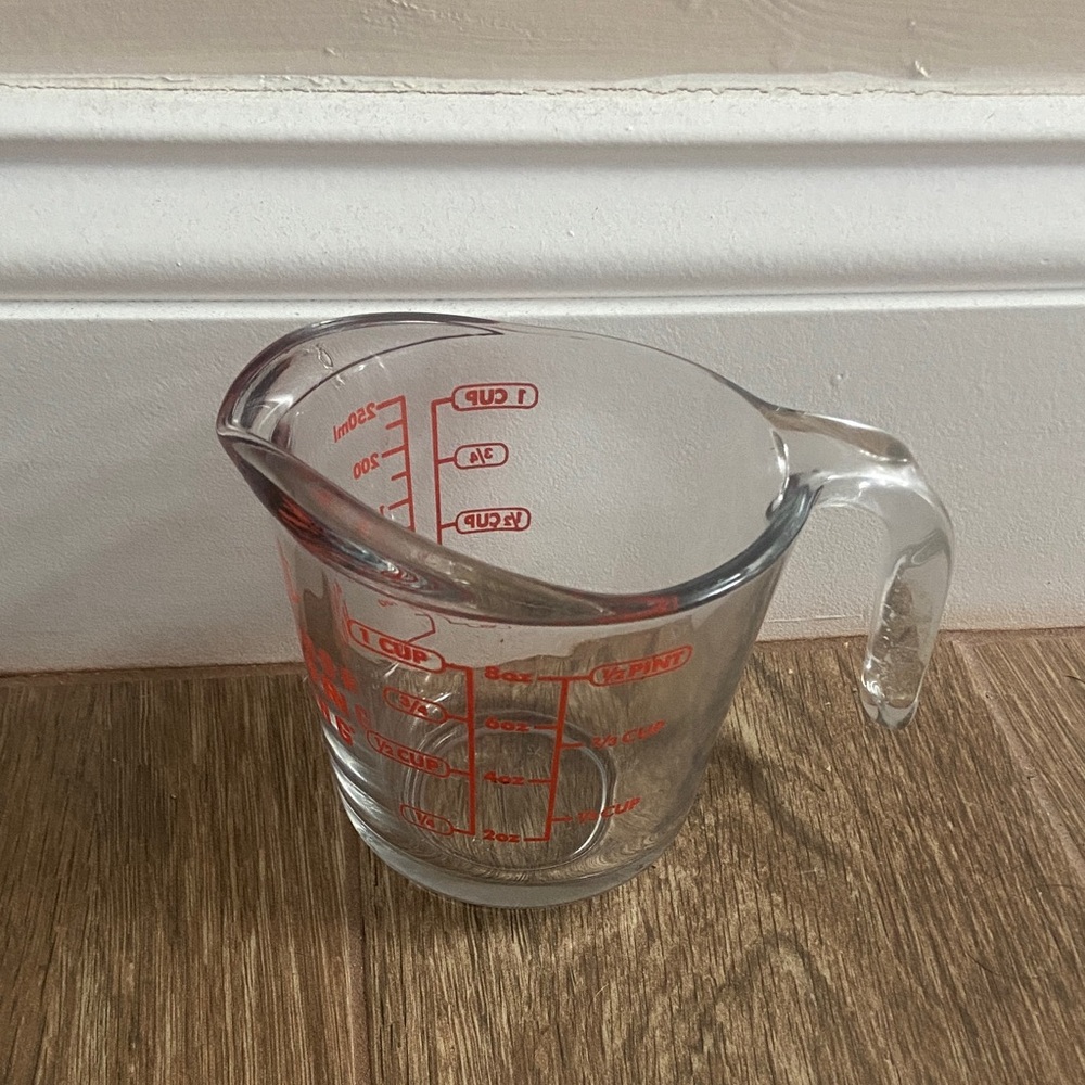 🧡 Anchor Hocking 1 cup glass measuring cup
